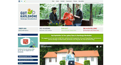 Desktop Screenshot of gut-karlshoehe.de
